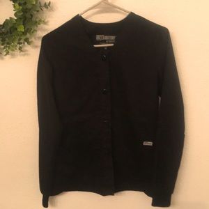 Black Grey’s Anatomy Scrub Jacket XS